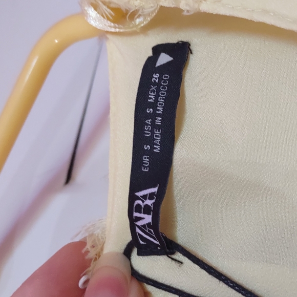 ZARA maxi feather texture dress - Picture 6 of 8